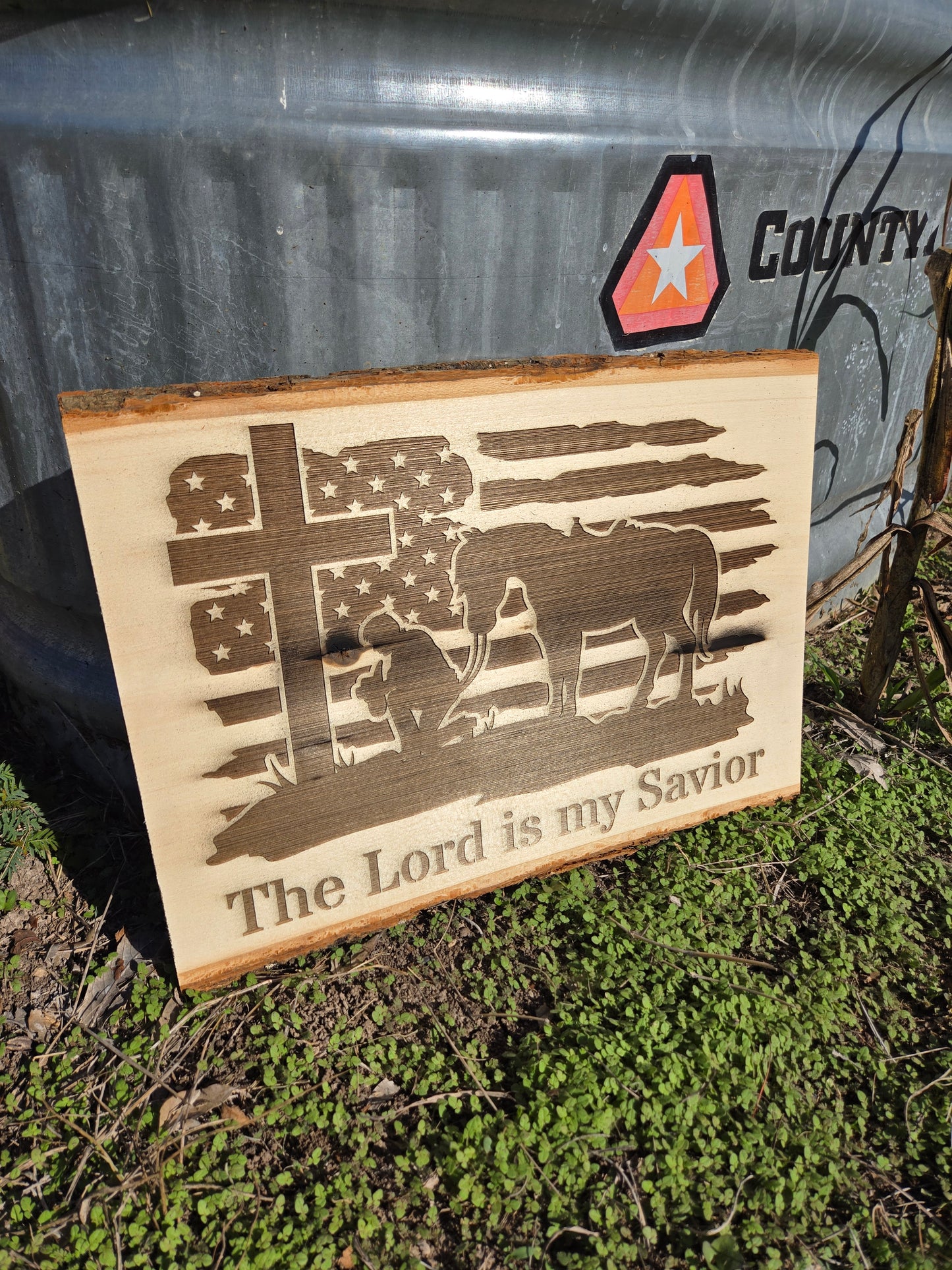 The Lord Is My Savior Sign