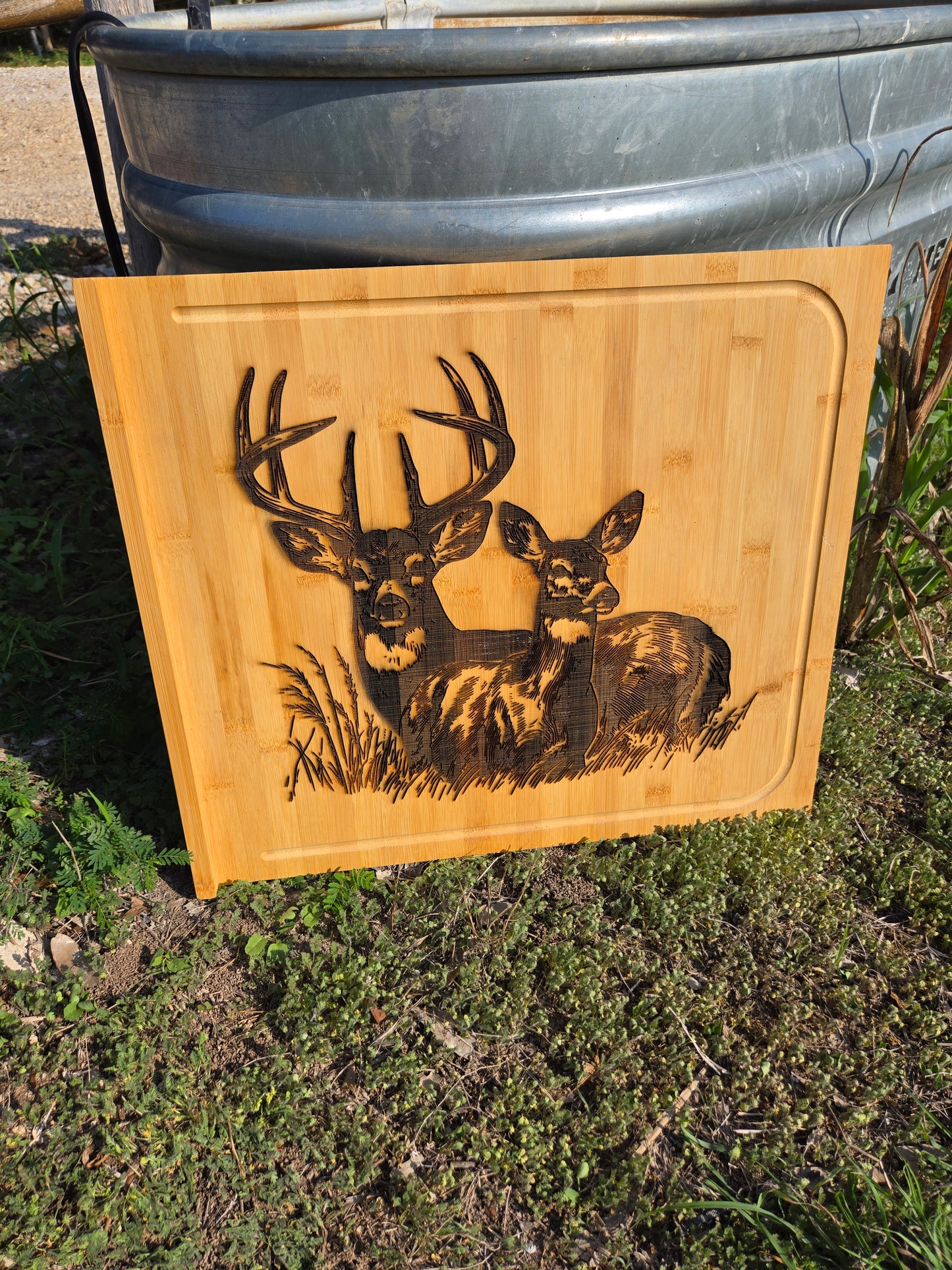 XL Deer Cutting Board